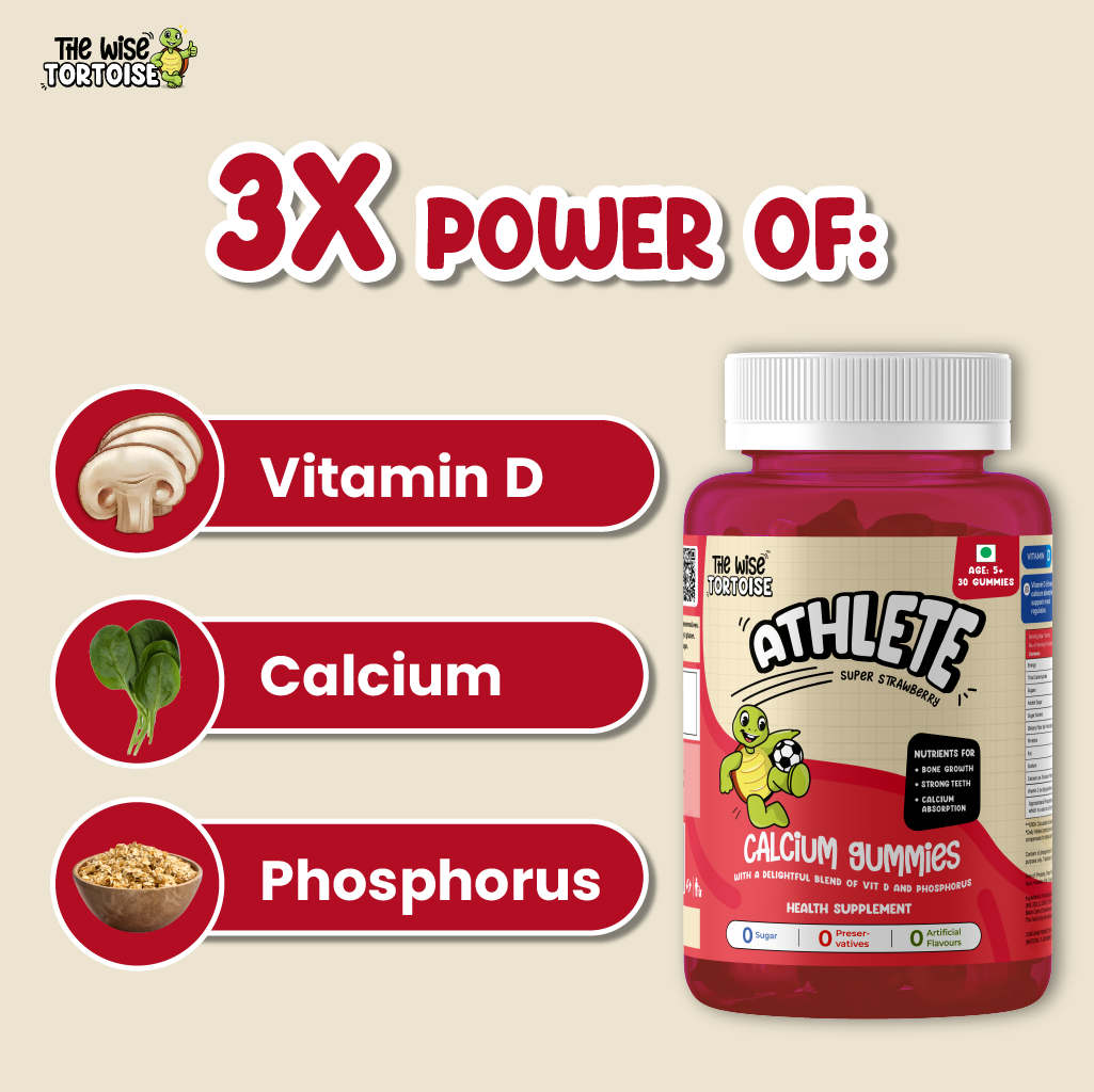 Athlete Zero Sugar Gummies (Calcium + Vitamin D)