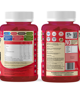 Athlete Zero Sugar Gummies (Calcium + Vitamin D)