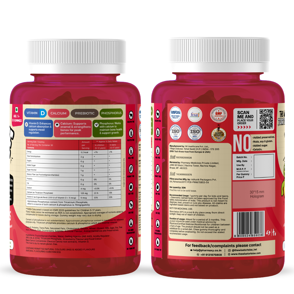 Athlete Zero Sugar Gummies (Calcium + Vitamin D)