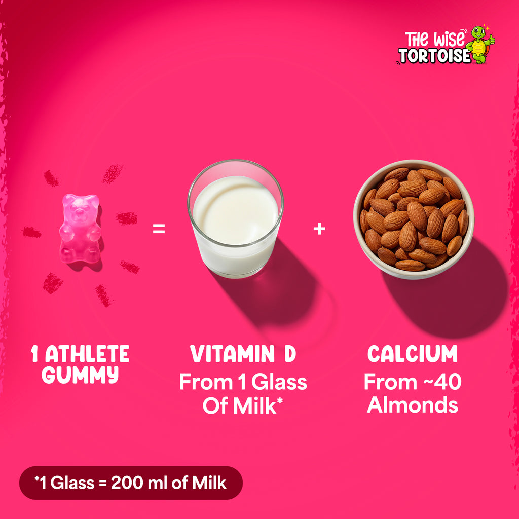 Athlete Zero Sugar Gummies (Calcium + Vitamin D)