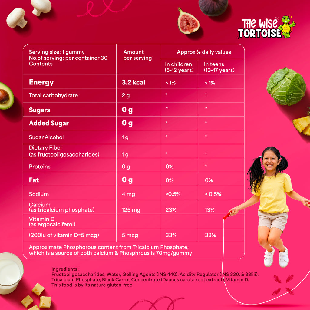 Athlete Zero Sugar Gummies (Calcium + Vitamin D)