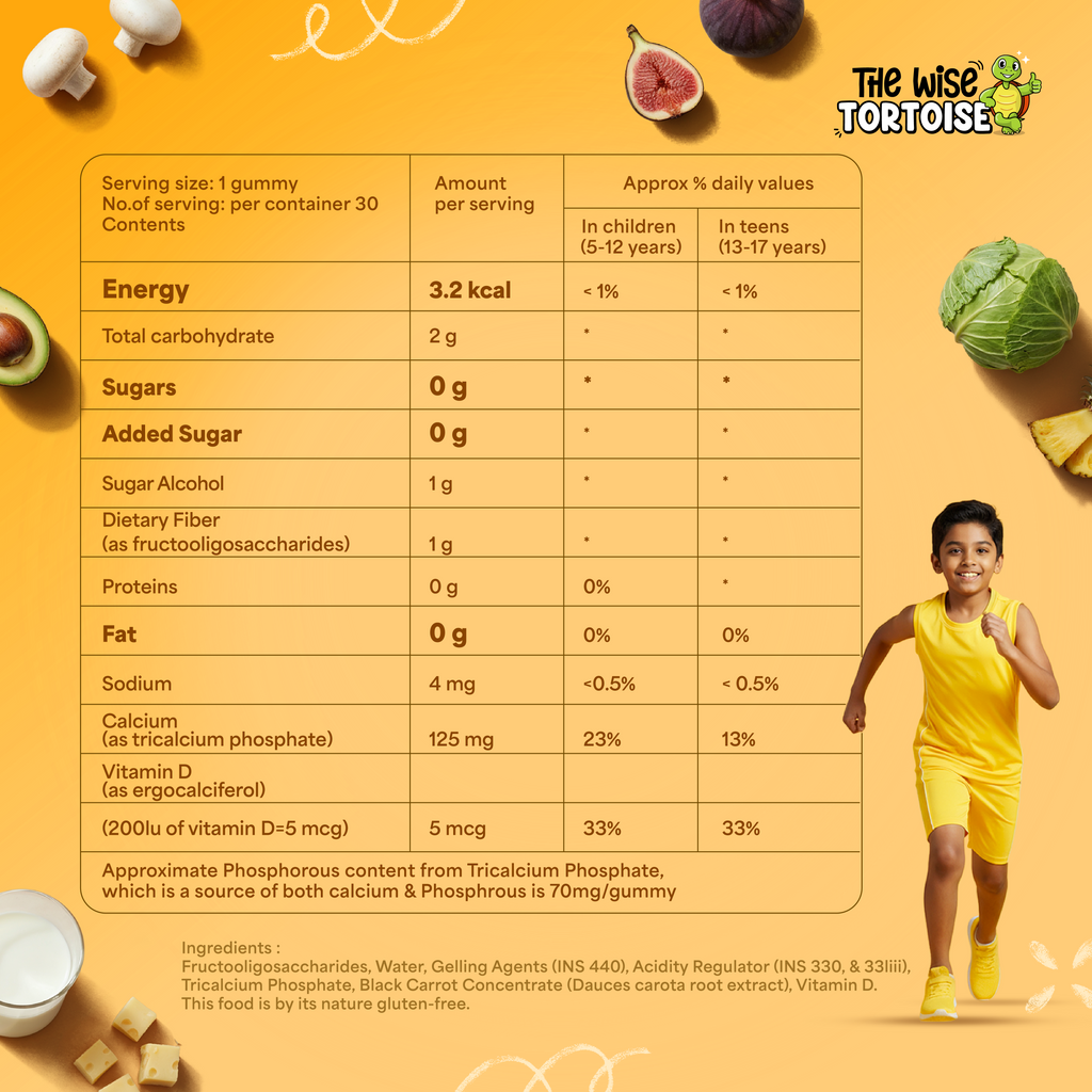 Athlete Zero Sugar Gummies (Calcium + Vitamin D)