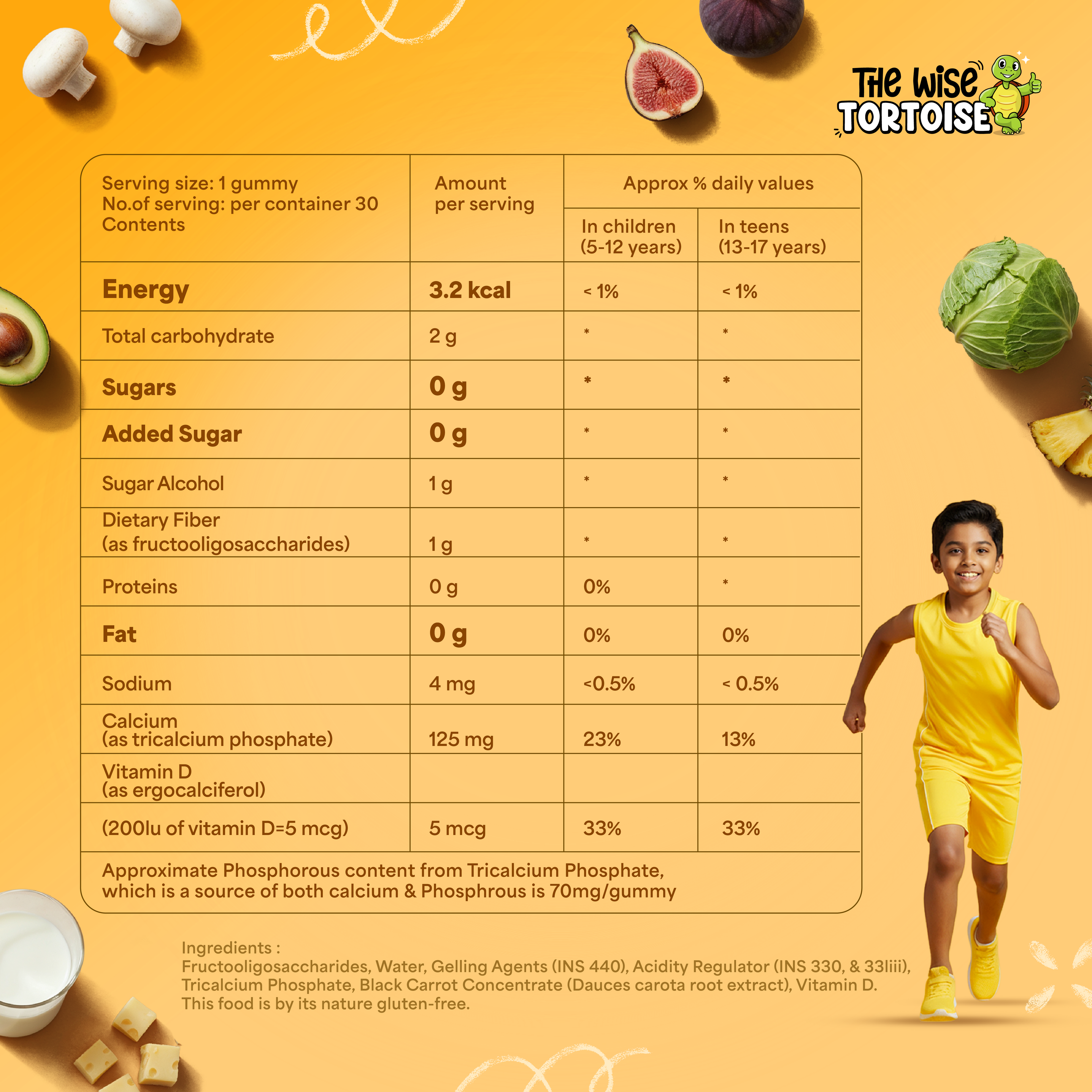 Athlete Zero Sugar Gummies (Calcium + Vitamin D)