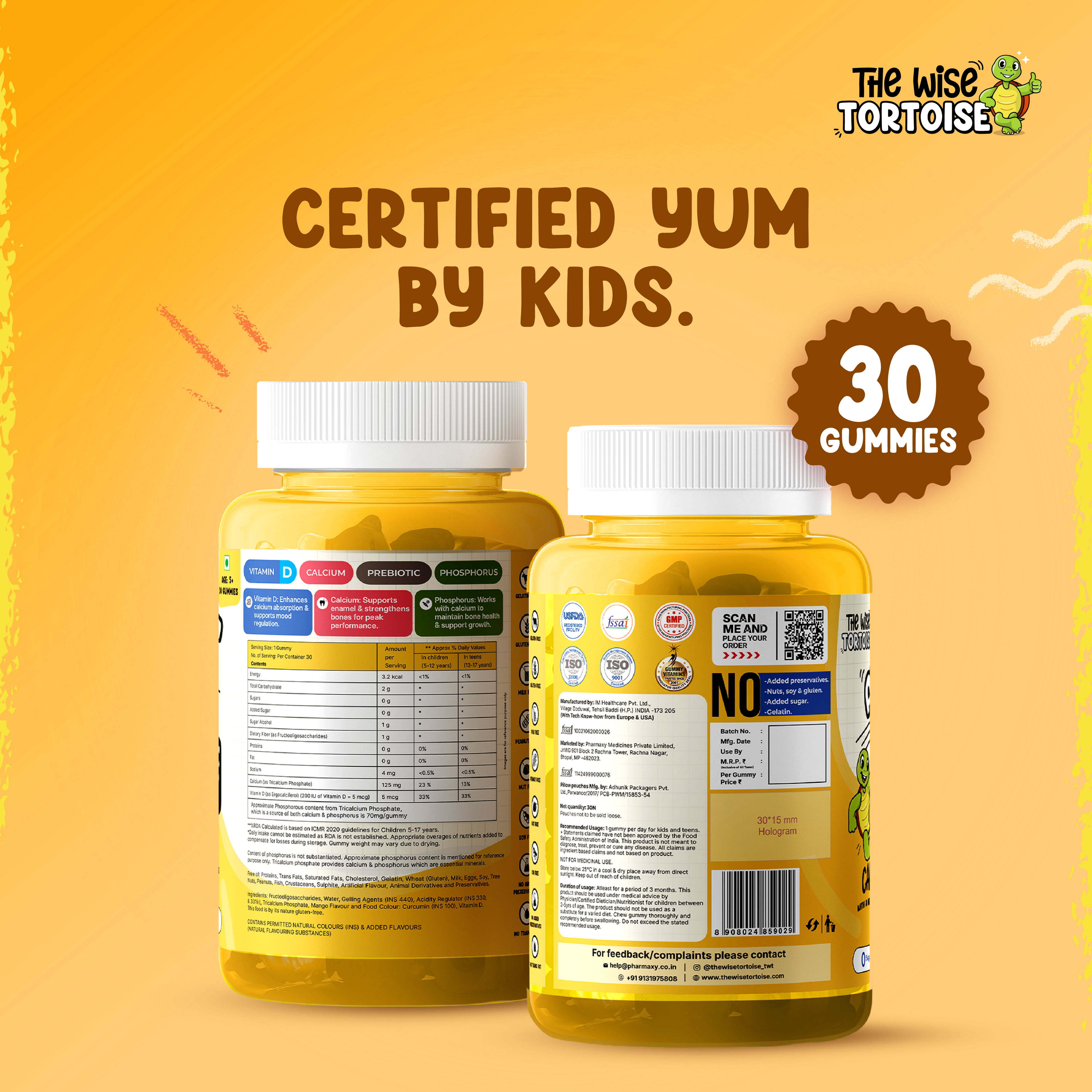 Athlete Zero Sugar Gummies (Calcium + Vitamin D)